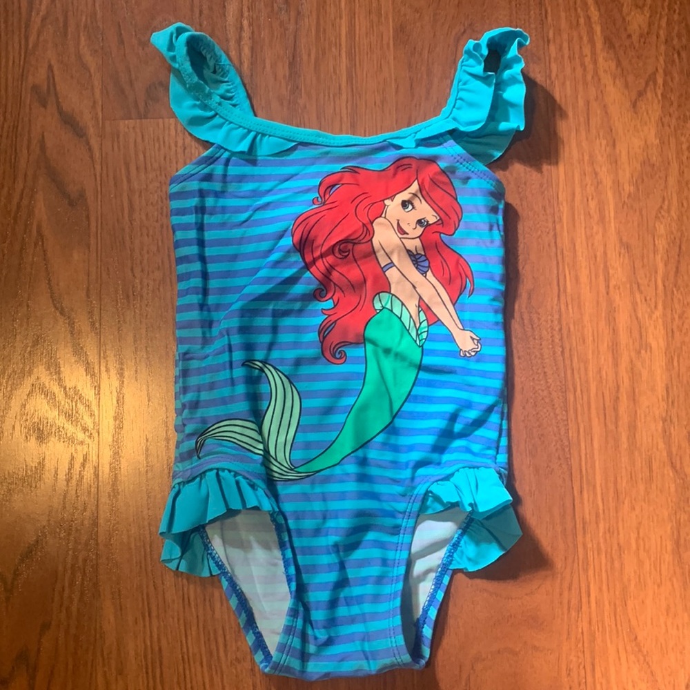 3T Striped Ariel Bathing Suit